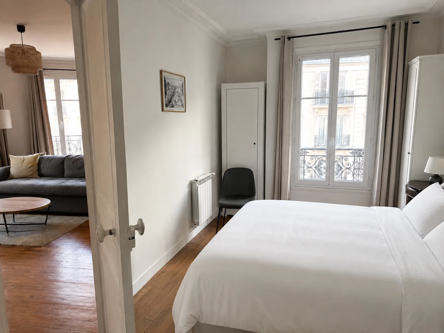 État des lieux au retour — Paris 15e, T2 45 m²